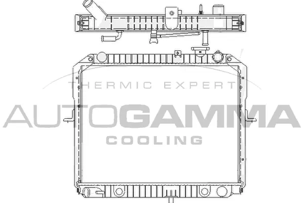 Radiator, engine cooling (104850)