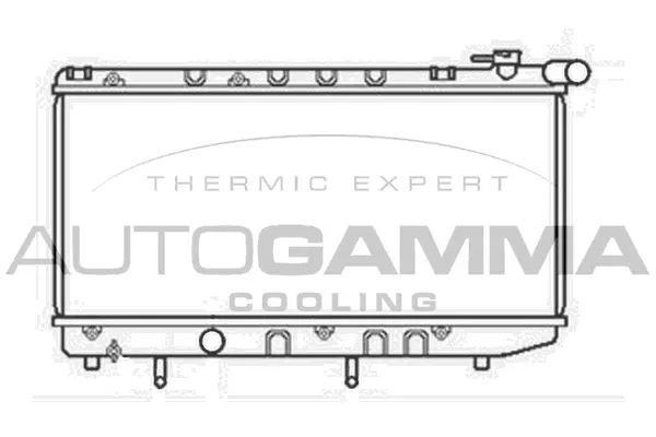 Radiator, engine cooling (105526)