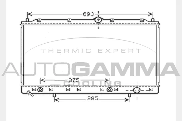 Radiator, engine cooling (104287)