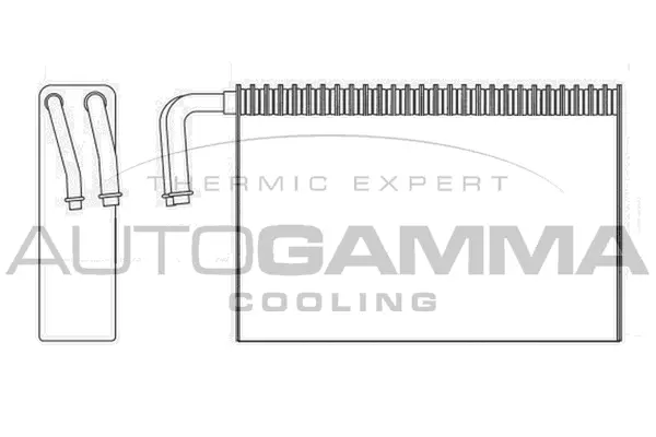 Evaporator, air conditioning (112079)
