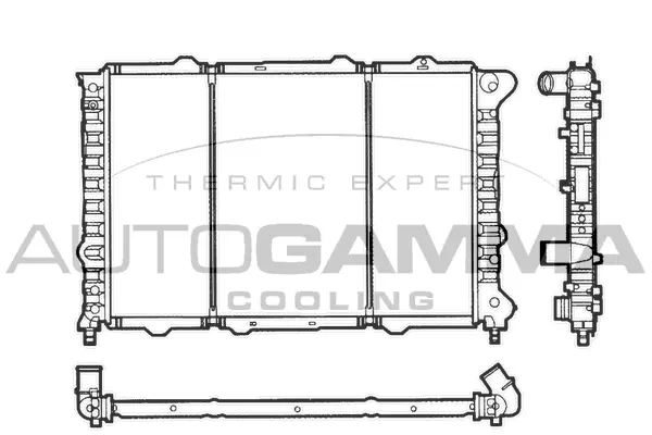 Radiator, engine cooling (101146)