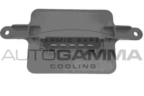 Series resistor, electric motor (radiator fan)