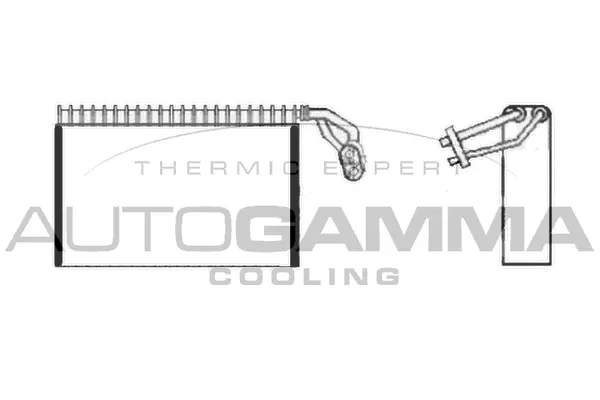 Evaporator, air conditioning (112038)