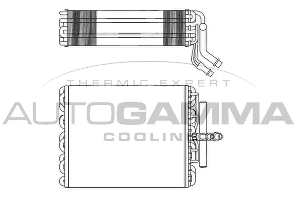 Evaporator, air conditioning (112090)