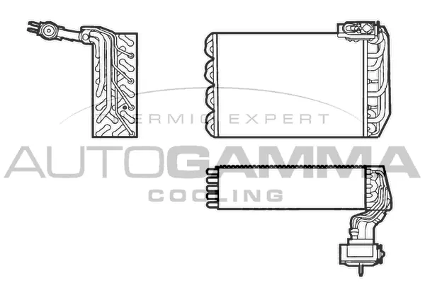 Evaporator, air conditioning (112050)