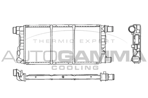 Radiator, engine cooling (101296)