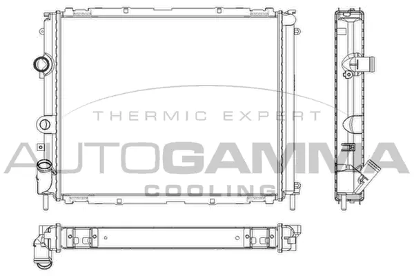 Radiator, engine cooling (101242)