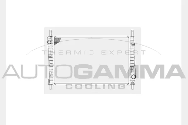 Radiator, engine cooling (103100)