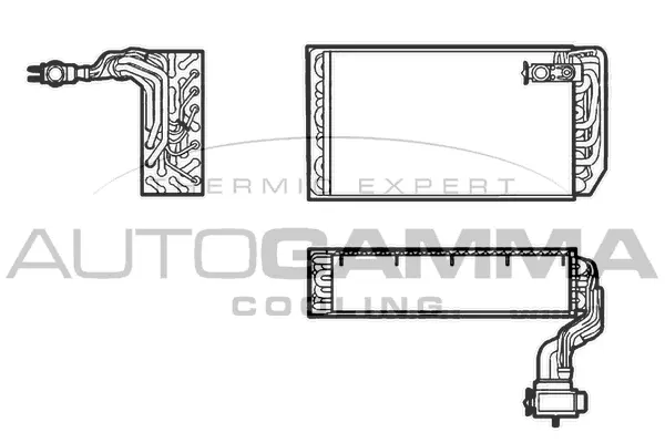 Evaporator, air conditioning (112027)