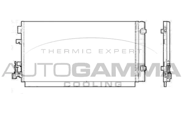 Condenser, air conditioning (105465)