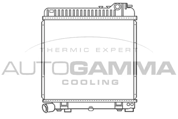 Radiator, engine cooling (100087)