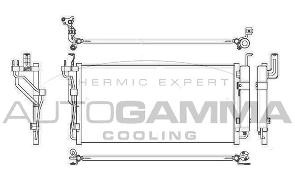 Condenser, air conditioning (107184)