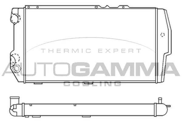 Radiator, engine cooling (100055)