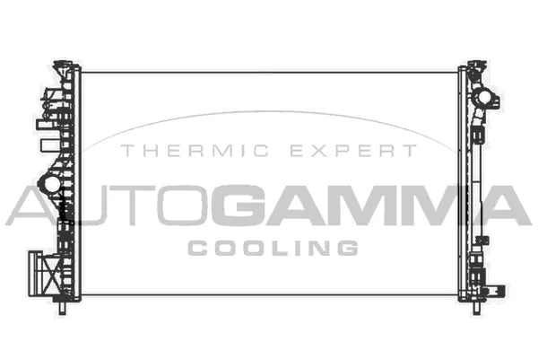 Radiator, engine cooling (105320)