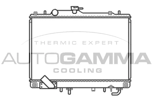 Radiator, engine cooling (102210)