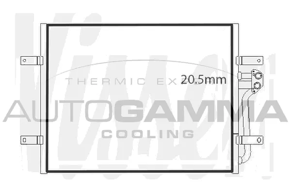 Condenser, air conditioning (107697)