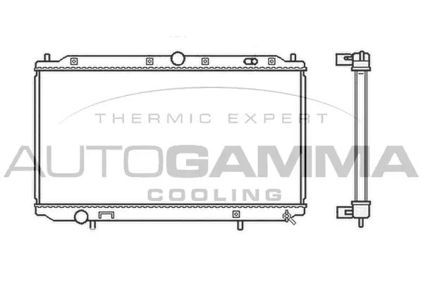 Radiator, engine cooling (104929)