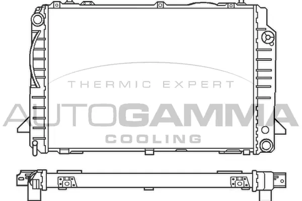 Radiator, engine cooling (100051)