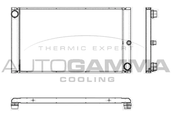 Radiator, engine cooling (105657)