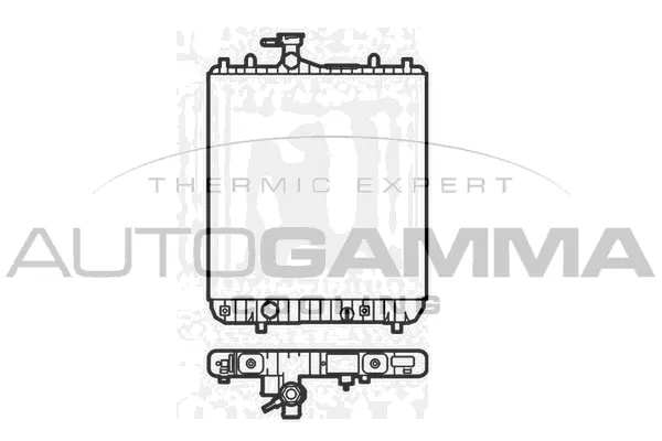 Radiator, engine cooling (102870)