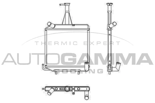 Radiator, engine cooling (104175)