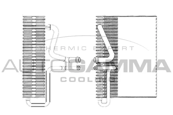 Evaporator, air conditioning (112089)
