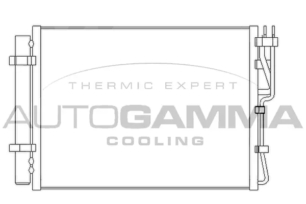 Condenser, air conditioning (105885)