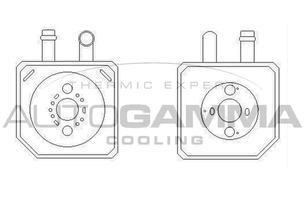 Oil Cooler, engine oil (105847)