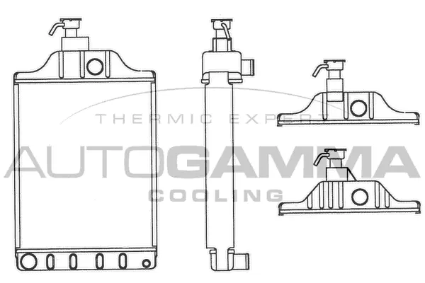 Radiator, engine cooling (402904)