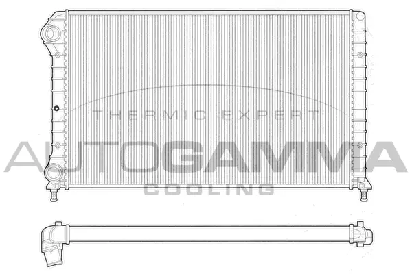 Radiator, engine cooling (102961)