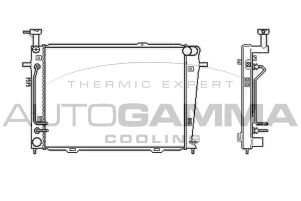 Radiator, engine cooling (104009)