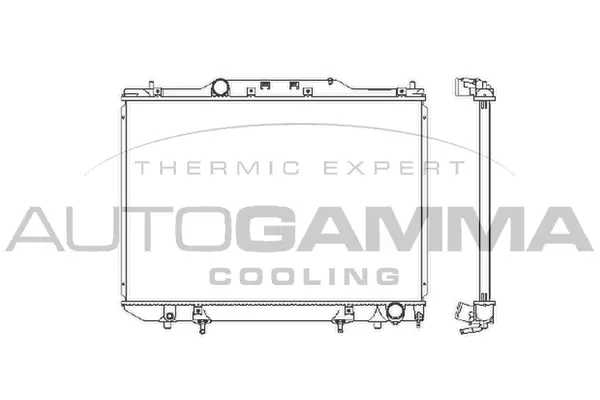 Radiator, engine cooling (102373)