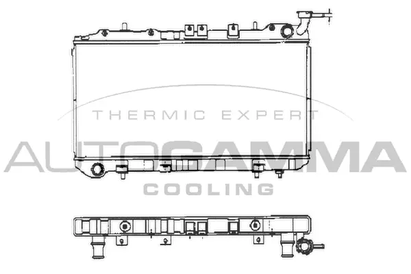 Radiator, engine cooling (101391)