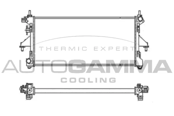 Radiator, engine cooling (104592)