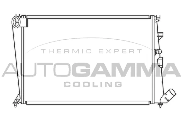 Radiator, engine cooling (100201)