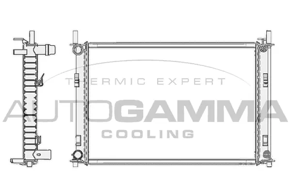 Radiator, engine cooling (103417)