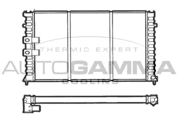 Radiator, engine cooling (100206)