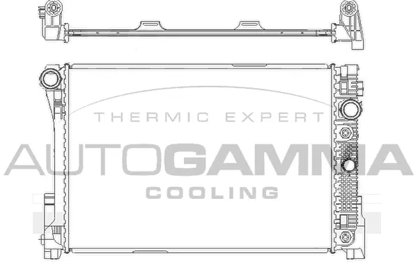 Radiator, engine cooling (105172)