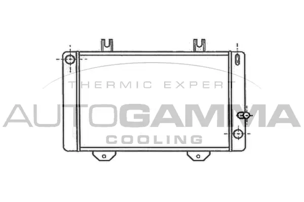 Radiator, engine cooling (102084)