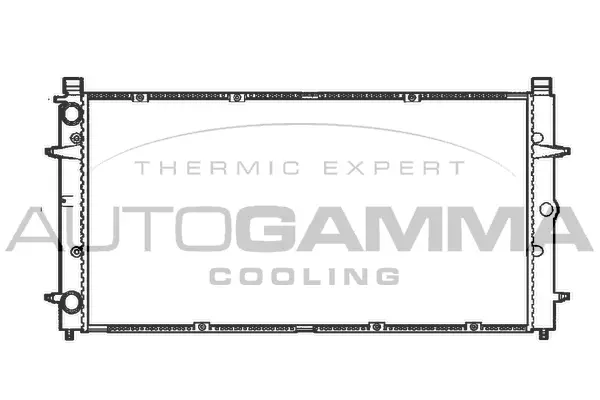 Radiator, engine cooling (101414)