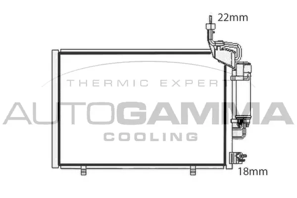Condenser, air conditioning (107773)