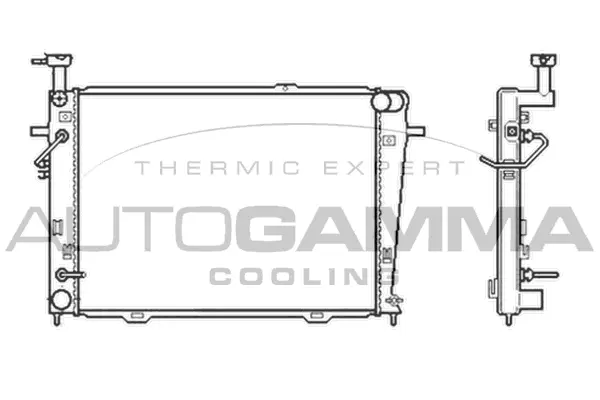Radiator, engine cooling (104012)