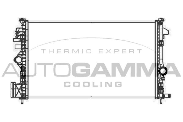 Radiator, engine cooling (105318)