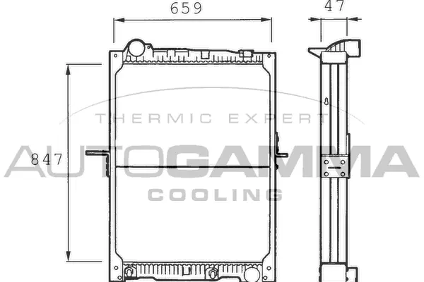 Radiator, engine cooling (401472)