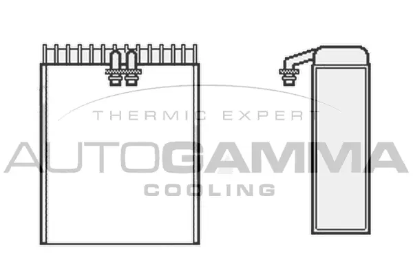 Evaporator, air conditioning (112147)