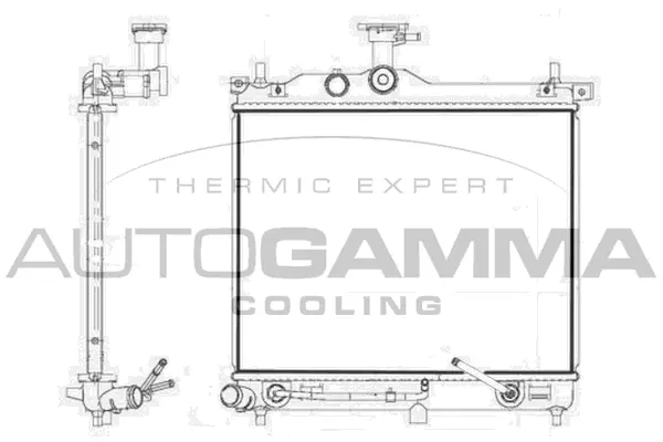 Radiator, engine cooling (107580)