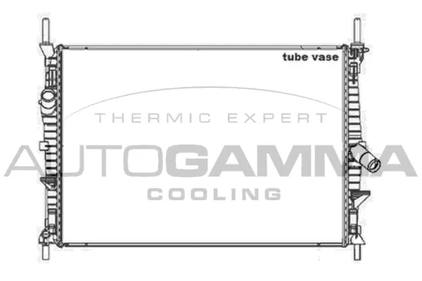Radiator, engine cooling (105590)