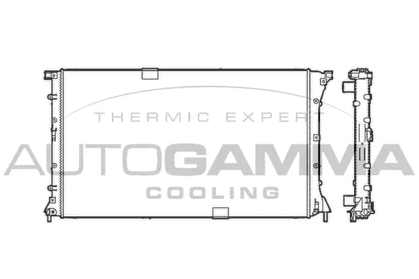 Radiator, engine cooling (103601)