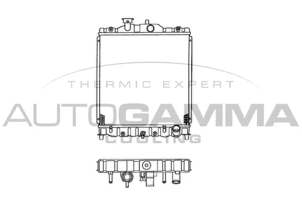 Radiator, engine cooling (102113)