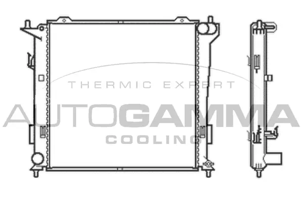 Radiator, engine cooling (105049)
